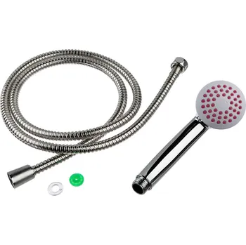 Sprchová hadice 5five Simply Smart Sprchová hadice 150 cm + sluchátko a příslušenství, růžová