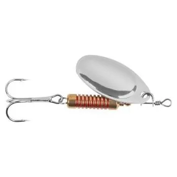 Umělá nástraha Třpytka Zebco Demonic Spinner Silver Velikost 4 8gr