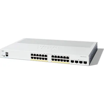 Síťový prvek Cisco Catalyst switch C1300-24FP-4G (24xGbE,4xSFP,24xPoE+,375W) - REFRESH