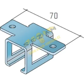 LED lišta Úchyt horní pro AL profil S40/80N