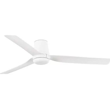 Stropní ventilátor FARO 33828 - Stropní ventilátor PUNT TUB M bílá pr. 130 cm + dálkové ovládání