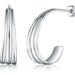 JVD Dámské stříbrné peckové náušnice na puzetku SVLE3031X610000