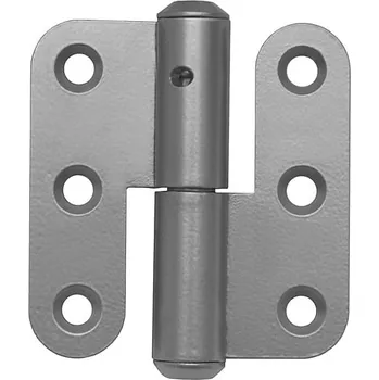 pant Závěs dveřní 70X66 rovný L zinek 9367