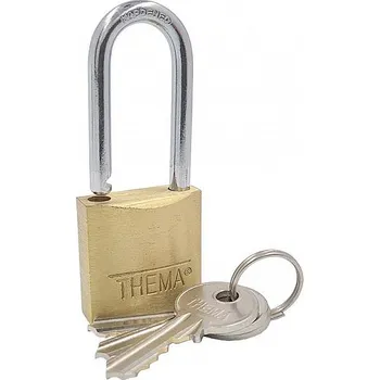 Visací zámek 9225 ALS visací zámek dlouhé oko Mosaz