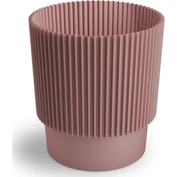 Obal na květináč Plastový obal na květiny Elsa 150, pudrově růžový