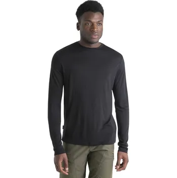 Pánské tričko tričko s dlouhým rukávem ICEBREAKER M Mer 125 Cool-Lite Sphere III LS Tee BLACK - XS