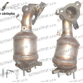 Opel Corsa C 1.7 CDTI Montážní katalyzátor výfuku 1080392-3