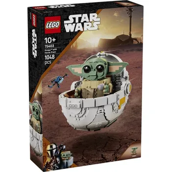 Stavebnice LEGO LEGO Star Wars 75403 Grogu ve vznášejícím se kočárku