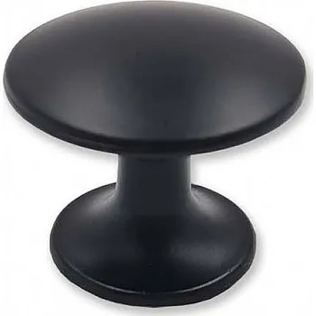 Nábytkové kování GLABRO knopek 29.5mm ČERNA MAT