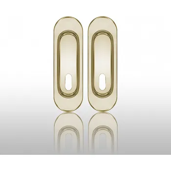 Dveřní kování Úchytka 3665 BB pár OLV mosaz leštěná