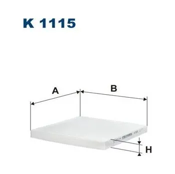 Ventilátor topení a klimatizace Filtr, vzduch v interiéru FILTRON K 1115