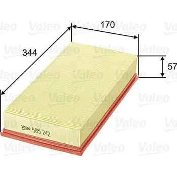 Vzduchový filtr Vzduchový filtr VALEO 585242