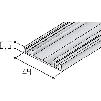 Stavební profil S 06N spodní profil - délka 4 m
