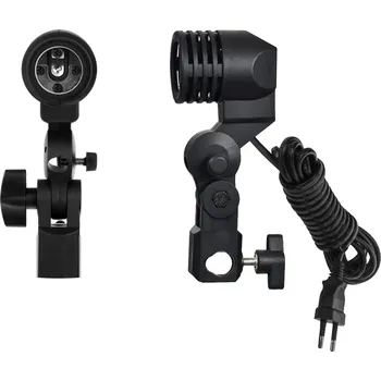 Fotoateliérová technika Phototools Držák žárovky se závitem E27 a deštníku