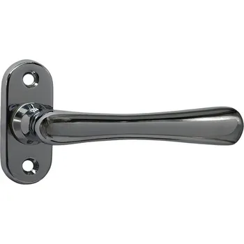 Dveřní kování Půloliva ELEGANT velká OC lesklý chrom