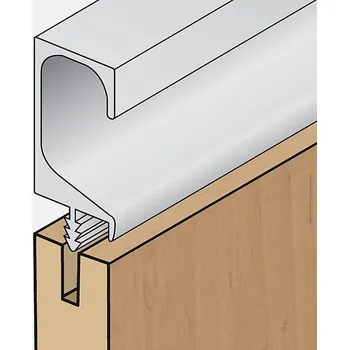 Stavební profil Úchytkový profil UK7 stříbrný elox - metr
