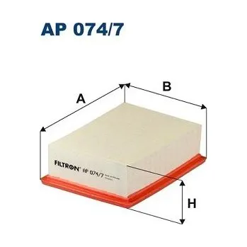 Vzduchový filtr Vzduchový filtr FILTRON AP 074/7