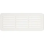 Větrací mřížka 150x60 mm bílá 2ks