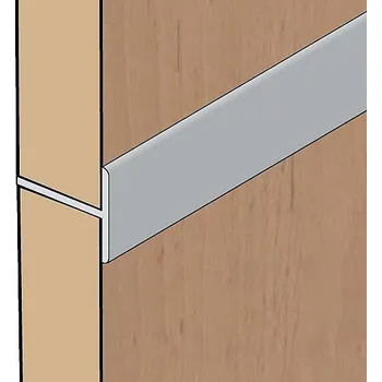 Stavební profil Profil T stříbrný elox - cena za 1m