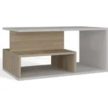 Konferenční stolek PRIM dub sonoma/bílá