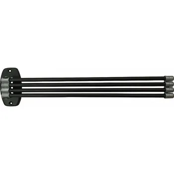 Sušák na prádlo Sušák 4ramenný černý 12x50x3cm