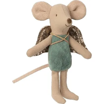 plyšák Maileg - Myší víla - 3 sestřičky Barva:: Petrolejová