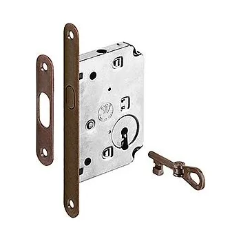 zadlabací zámek Zámek zadlabací posuv BB + klíč bronz