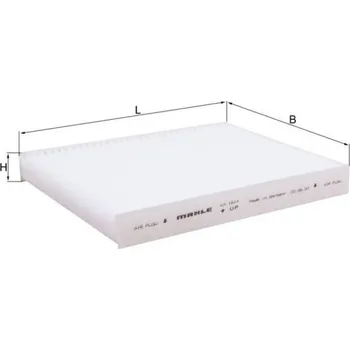 Ventilátor topení a klimatizace Filtr, vzduch v interiéru MAHLE LA 1614