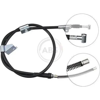 Lanko parkovací brzdy Tažné lanko, parkovací brzda A.B.S. K17597