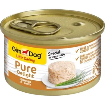 Krmivo pro kočku Konzerva GIMDOG PURE DELIGHT kure 85g