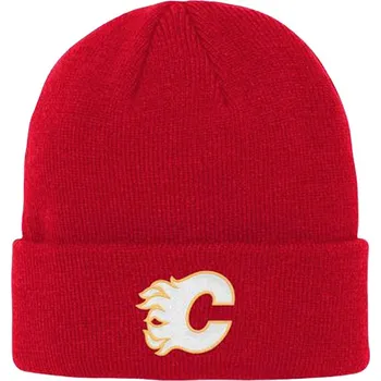 Čepice Fanatics Dětská Zimní Čepice Calgary Flames Cuffed Knit