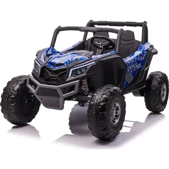 Dětské elektrovozidlo Mamido Dětské elektrické auto Buggy UTV-MX 4x4 LCD MP4 Spider lakované modré