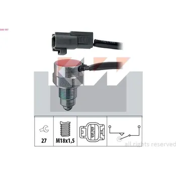 Spínač, světlo zpátečky KW 560 197