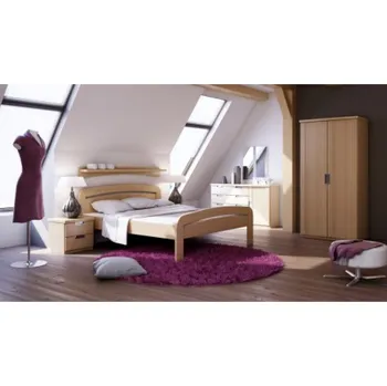 Postel Jelinek GABRIELA PLUS s oblym čelem Buk