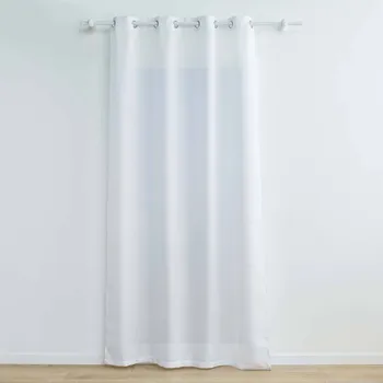 Sprchový závěs Douceur d'intérieur Závěs s lesklou nití ZELINE, 140 x 280 cm, bílý