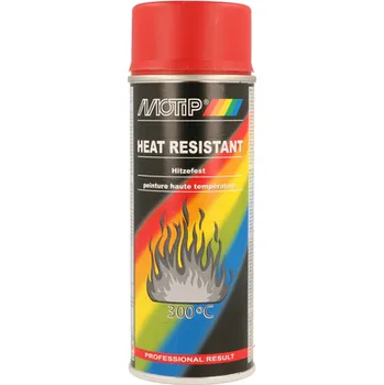 MOTIP žáruvzdorný 300°C červený sprej 04040