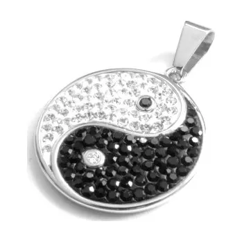 Přívěsek Steel Jewelry Přívěsek jing jang z chirurgické oceli PR121141 dárkové balení zdarma