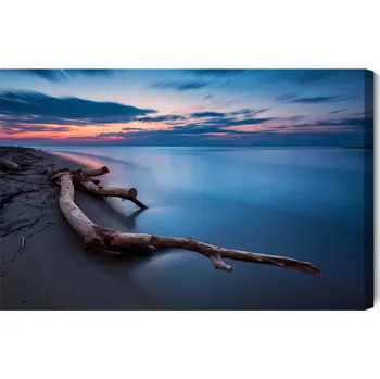 Obraz Plátno Večerní pláž 70x50 cm