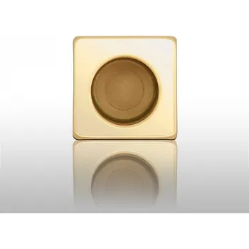 Nábytkové kování Úchytka náprstek hranatá MQ OLV mosaz leštěná