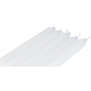 Svíčka Homea Sada vysokých svíček ESSENTIAL, 20 cm, bílá barva