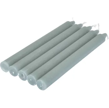 Svíčka Homea Sada vysokých svíček ESSENTIAL, 20 cm, šedá barva