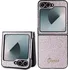 Pouzdro na mobilní telefon Guess PC/TPU Glitter Flakes Metal Logo pro Samsung Galaxy Z Flip 6