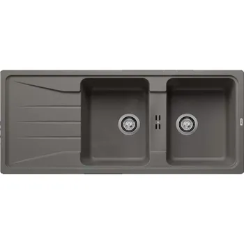 Granitový dřez Blanco Sona 8 Silgranitový dřez, 116x50 cm, šedá, 527339