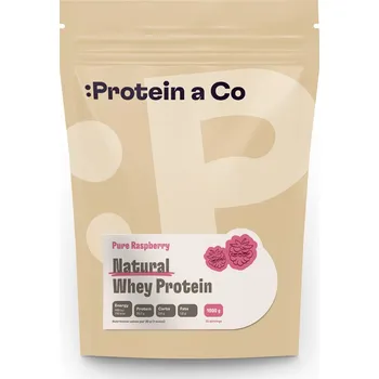 Protein ProteinaCo Natural Whey 1 kg Váha: 1 000 g, Vyber si z těchto lahodných příchutí: Pure raspberry