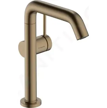Hansgrohe Tecturis S Umyvadlová baterie s výpustí Push-Open, CoolStart, EcoSmart, kartáčovaný bronz, 73364140