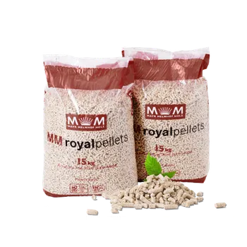 Tuhé palivo Dřevěné pelety MM Royal Pellets ENplus A1 - paleta 1050kg