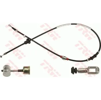 Brzdový systém Tažné lanko, parkovací brzda TRW GCH2298