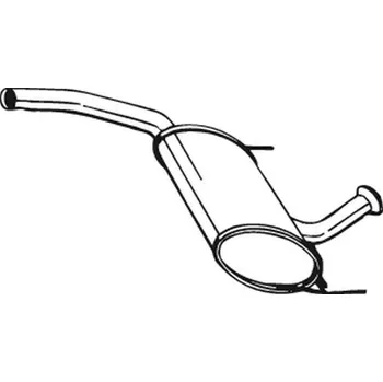 Tlumič výfuku Střední tlumič výfuku BOSAL 200-221