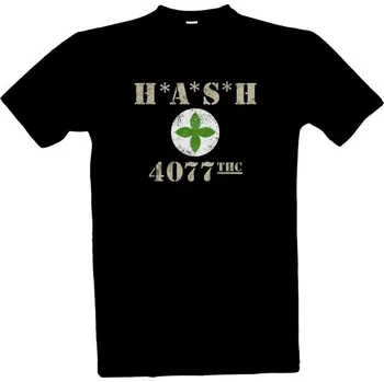 Pánské tričko Tričko s potiskem MASH-HASH-green pánské