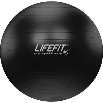 Gymnastický míč Gymnastický míč LIFEFIT® ANTI-BURST 65 cm, černý